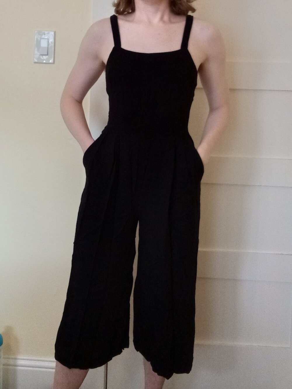 Black Jumpsuit Adjustable Straps